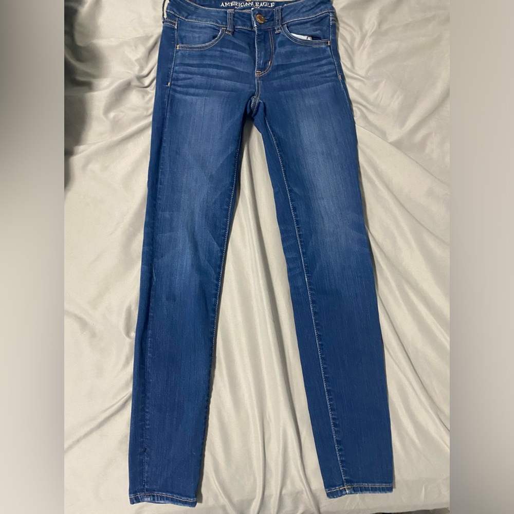 American Eagle Outfitters Blue Skinny Jeans